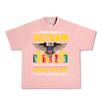 Salmon proud vietnam veteran son gifts raised by my hero veteran day Urban Heavy Tee - linhVisuals