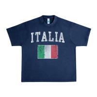 Navy vintage italia italian flag italy italiano Urban Heavy Tee - linhVisuals