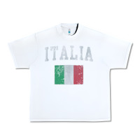 White vintage italia italian flag italy italiano Urban Heavy Tee - linhVisuals