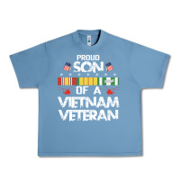 Pebble Blue proud son of a vietnam veteran father's day Urban Heavy Tee - linhVisuals