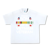 White proud son of a vietnam veteran father's day Urban Heavy Tee - linhVisuals