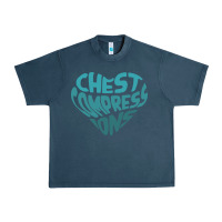 Midnight Navy doctor mike merch chest compressions Urban Heavy Tee - linhVisuals