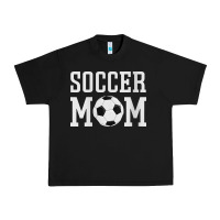 Black womens soccer mama soccer mom Urban Heavy Tee - linhVisuals