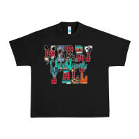 Black merry christmas y'all Urban Heavy Tee - CowhideDigitalArt