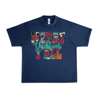 Navy merry christmas y'all Urban Heavy Tee - CowhideDigitalArt