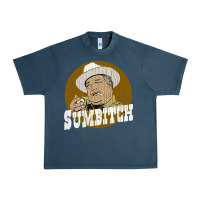 Midnight Navy sumbitch distressed Urban Heavy Tee - linhVisuals