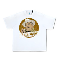 White sumbitch distressed Urban Heavy Tee - linhVisuals