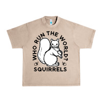 French Oak who run the world squirrels Urban Heavy Tee - linhVisuals
