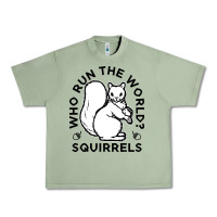 Oil Green who run the world squirrels Urban Heavy Tee - linhVisuals
