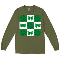 Army Green st patricks day  2 ös 4.19.29 Long Sleeve Tee - CowhideDigitalArt