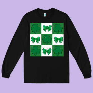 St Patricks Day  2 Ös 4.19.29 Long Sleeve Tee Designed By Cowhidedigitalart