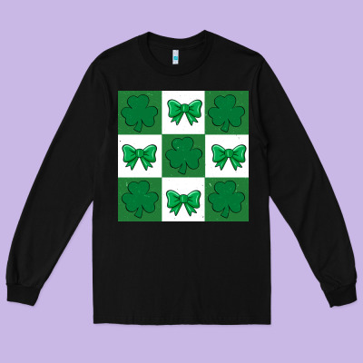 St Patricks Day  2 Ös 4.19.29 Long Sleeve Tee Designed By Cowhidedigitalart