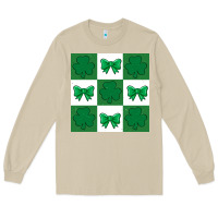 Mushroom st patricks day  2 ös 4.19.29 Long Sleeve Tee - CowhideDigitalArt