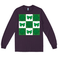 Plum st patricks day  2 ös 4.19.29 Long Sleeve Tee - CowhideDigitalArt