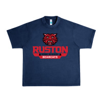 Navy ruston high school Urban Heavy Tee - linhVisuals