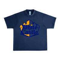 Navy white castle high school Urban Heavy Tee - linhVisuals