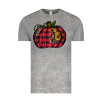 Cloud Rock Buffalo Pumpkin Vintage Tee - CowhideDigitalArt