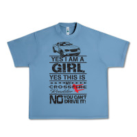 Pebble Blue a girls xfire roadster   crossfire Urban Heavy Tee - linhVisuals
