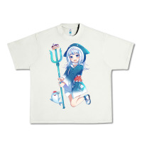 Pistachio Gawr Gura Urban Heavy Tee - linhVisuals