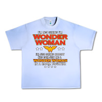Grape Ice wonder woman Urban Heavy Tee - linhVisuals