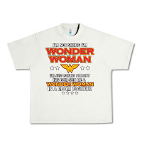 Pistachio wonder woman Urban Heavy Tee - linhVisuals