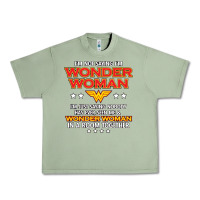 Oil Green wonder woman Urban Heavy Tee - linhVisuals
