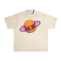 Sandshell Burger  Saturn Urban Heavy Tee - linhVisuals