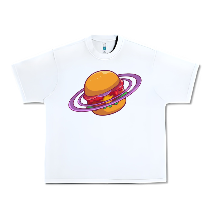 Burger  Saturn Urban Heavy Tee by linhVisuals | Teevron