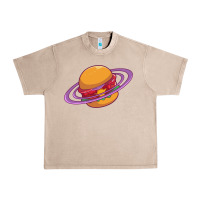 French Oak Burger  Saturn Urban Heavy Tee - linhVisuals
