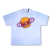 Grape Ice Burger  Saturn Urban Heavy Tee - linhVisuals