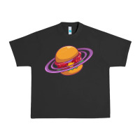 Pigment Black Burger  Saturn Urban Heavy Tee - linhVisuals