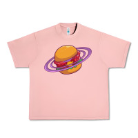 Salmon Burger  Saturn Urban Heavy Tee - linhVisuals