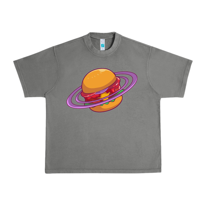 Burger  Saturn Urban Heavy Tee by linhVisuals | Teevron