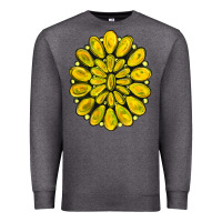 Charcoal Heather yellow  gemstone jewelny Premium Sweatshirt - RanaPortraitStore