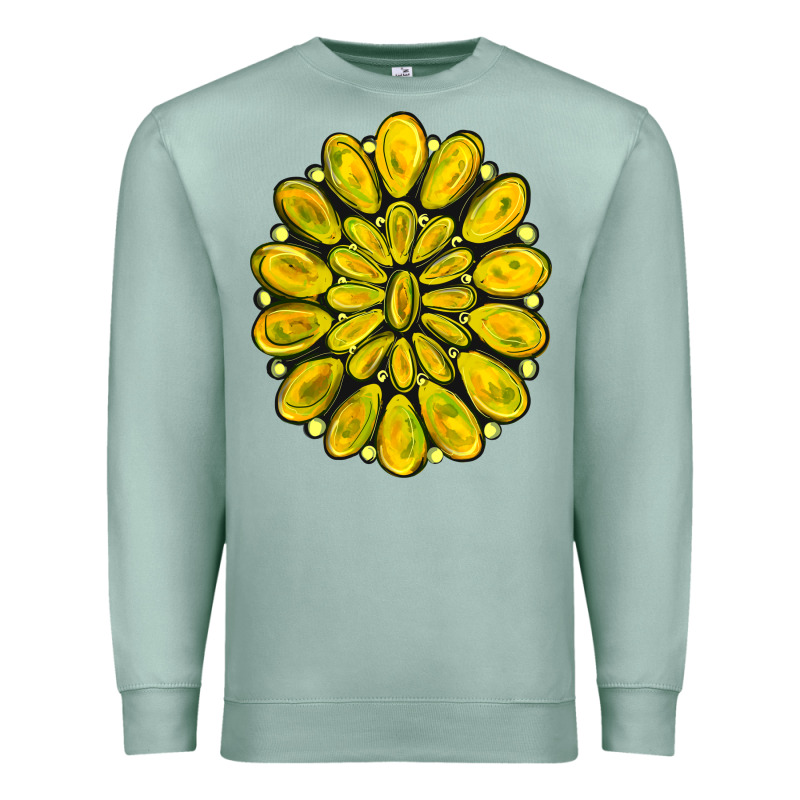Yellow  Gemstone Jewelny Premium Sweatshirt by RanaPortraitStore | Teevron