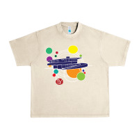Sandshell retro graphic design   frank lloyd wright Urban Heavy Tee - linhVisuals