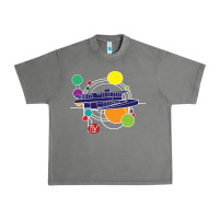 Tornado retro graphic design   frank lloyd wright Urban Heavy Tee - linhVisuals