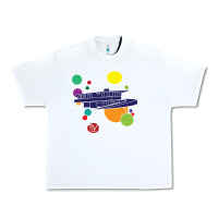 White retro graphic design   frank lloyd wright Urban Heavy Tee - linhVisuals