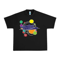 Black retro graphic design   frank lloyd wright Urban Heavy Tee - linhVisuals