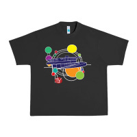 Pigment Black retro graphic design   frank lloyd wright Urban Heavy Tee - linhVisuals