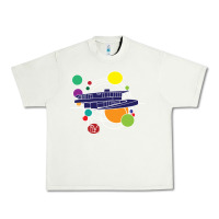 Pistachio retro graphic design   frank lloyd wright Urban Heavy Tee - linhVisuals