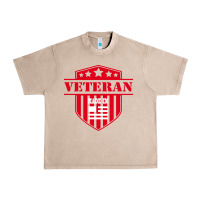 French Oak veteran made in usa   military Urban Heavy Tee - linhVisuals