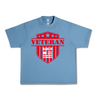 Pebble Blue veteran made in usa   military Urban Heavy Tee - linhVisuals