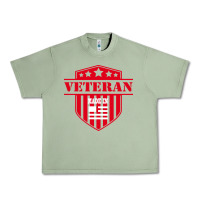 Oil Green veteran made in usa   military Urban Heavy Tee - linhVisuals
