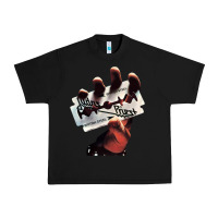Black Judas Of Priest - British Steel Urban Heavy Tee - linhVisuals