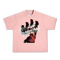 Salmon Judas Of Priest - British Steel Urban Heavy Tee - linhVisuals
