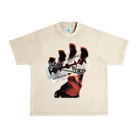 Sandshell Judas Of Priest - British Steel Urban Heavy Tee - linhVisuals
