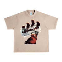 French Oak Judas Of Priest - British Steel Urban Heavy Tee - linhVisuals