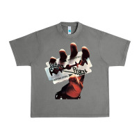 Tornado Judas Of Priest - British Steel Urban Heavy Tee - linhVisuals