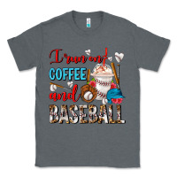 Charcoal Heather I Run On Coffee And Baseball Frappe Classic Tee - FaDigitalArtStudio